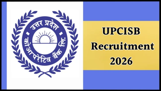 UPCISB UP Cooperative Bank Various Post Recruitment 2026